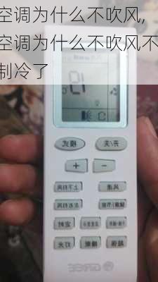 空调为什么不吹风,空调为什么不吹风不制冷了