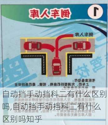 自动挡手动挡科二有什么区别吗,自动挡手动挡科二有什么区别吗知乎