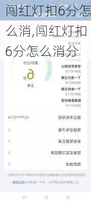 闯红灯扣6分怎么消,闯红灯扣6分怎么消分