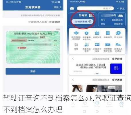 驾驶证查询不到档案怎么办,驾驶证查询不到档案怎么办理
