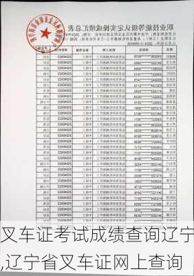 叉车证考试成绩查询辽宁,辽宁省叉车证网上查询