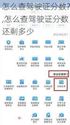 怎么查驾驶证分数?,怎么查驾驶证分数还剩多少