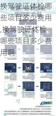 换驾驶证体检哪些项目多少费用,换驾驶证体检哪些项目多少费用啊