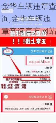 金华车辆违章查询,金华车辆违章查询官方网站