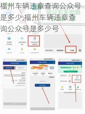 福州车辆违章查询公众号是多少,福州车辆违章查询公众号是多少号