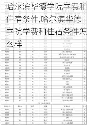 哈尔滨华德学院学费和住宿条件,哈尔滨华德学院学费和住宿条件怎么样