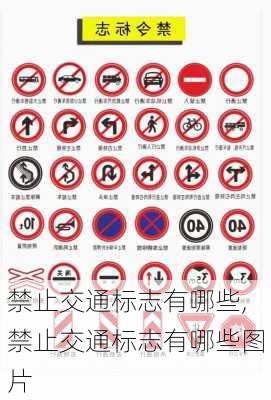 禁止交通标志有哪些,禁止交通标志有哪些图片