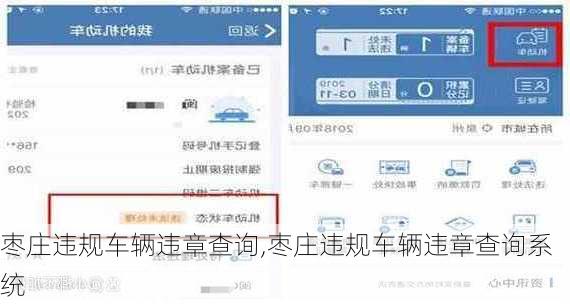 枣庄违规车辆违章查询,枣庄违规车辆违章查询系统