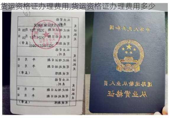 货运资格证办理费用,货运资格证办理费用多少