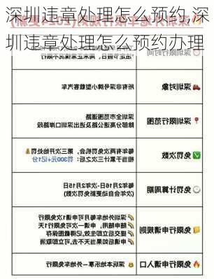 深圳违章处理怎么预约,深圳违章处理怎么预约办理