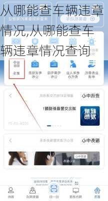 从哪能查车辆违章情况,从哪能查车辆违章情况查询