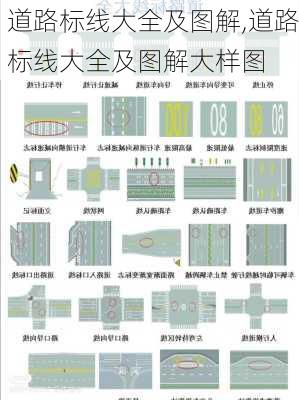 道路标线大全及图解,道路标线大全及图解大样图
