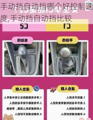 手动挡自动挡哪个好控制速度,手动挡自动挡比较