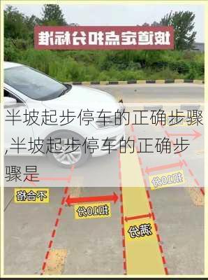 半坡起步停车的正确步骤,半坡起步停车的正确步骤是