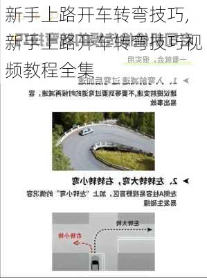新手上路开车转弯技巧,新手上路开车转弯技巧视频教程全集