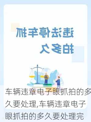 车辆违章电子眼抓拍的多久要处理,车辆违章电子眼抓拍的多久要处理完