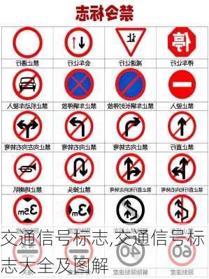 交通信号标志,交通信号标志大全及图解