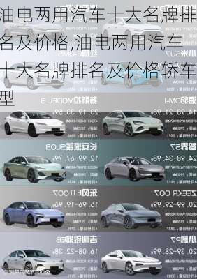 油电两用汽车十大名牌排名及价格,油电两用汽车十大名牌排名及价格轿车型