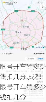 限号开车罚多少钱扣几分,成都限号开车罚多少钱扣几分