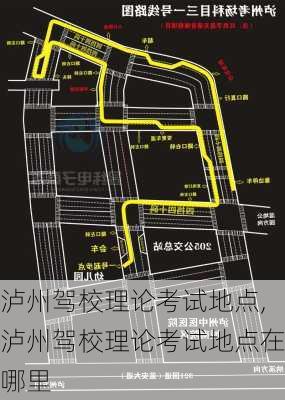 泸州驾校理论考试地点,泸州驾校理论考试地点在哪里